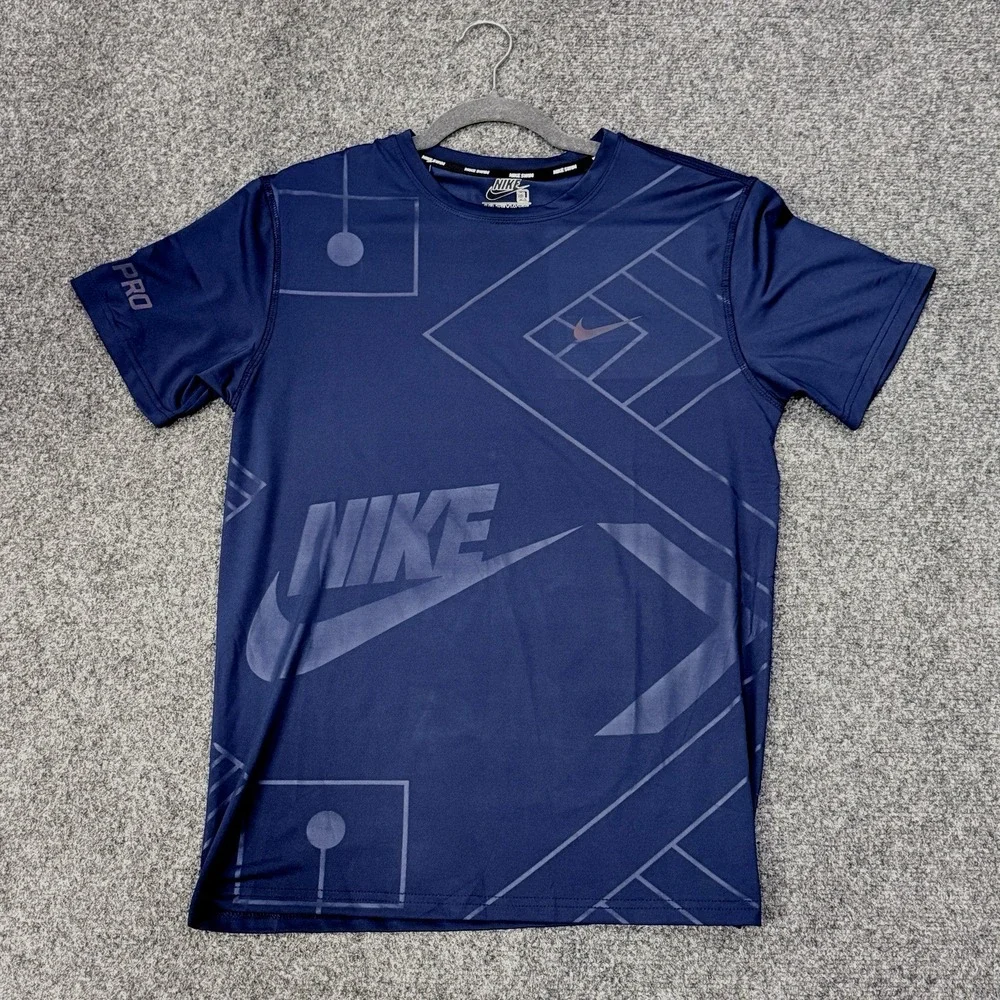 Nike Swim Ultimate Tee Women's XL Shirt Dri-Fit Blue NWT Athletic Wear Running